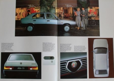 Alfa Romeo Alfa 33 Modelprogram 1983 Carbrochure (2060)