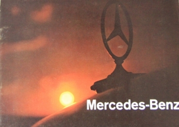 Mercedes-Benz Modelprogram USA 1969 Carbrochure (7534)