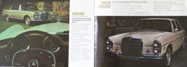 Mercedes-Benz Modelprogram USA 1969 Carbrochure (7534)