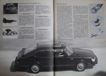 Saab 900 Modelprogram 1981 "Gut durchdacht und richtig konstruiert" Carbrochure (2068)