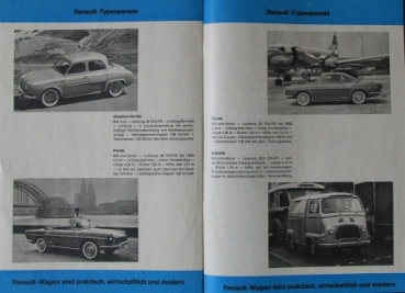 Renault Modelprogram 1960 Carbrochure (7277)