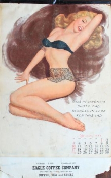 Studio Sketches Pin-up Calendar 1954 Marilyn Monroe (1847)