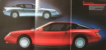 Renault Alpine A 310 Modelprogram 1982 Carbrochure (7284)