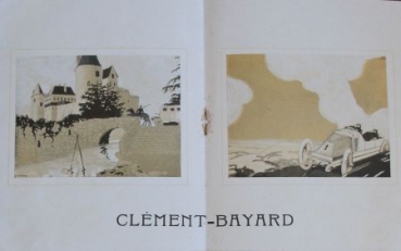 Clement-Bayard Automobiles Modelprogram 1914 Carbrochure (1858)