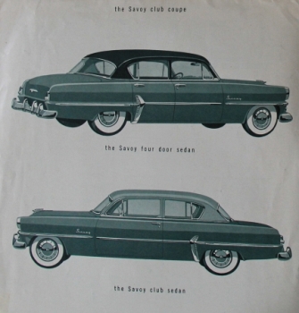 Plymouth Modelprogram 1954 Carbrochure (8004)