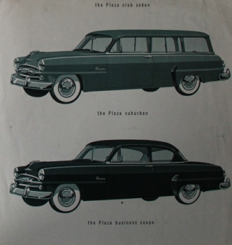 Plymouth Modelprogram 1954 Carbrochure (8004)