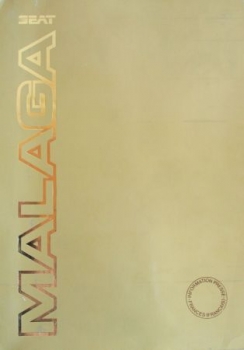 Seat Malaga Modelprogram 1985 Press Kit (1025)