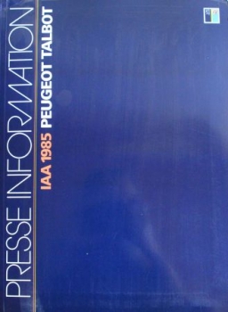 Peugeot Talbot Modelprogram 1985 Automobil-Presskit (1017)