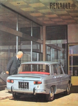 Renault 8 Modelprogram 1964 Carbrochure (8042)
