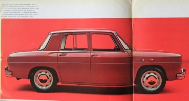 Renault 8 Modelprogram 1968 Carbrochure (8072)