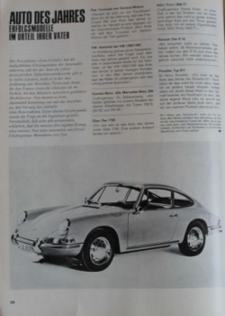 "Motor im Bild" Automobile-Magazine 1966 Porsche 911 (1127)