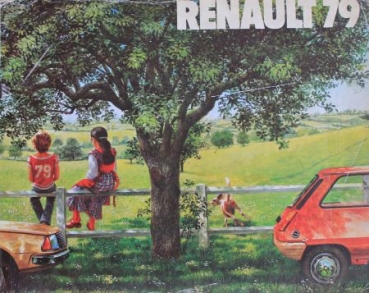 Renault Modelprogram 1979 Carbrochure (1059)