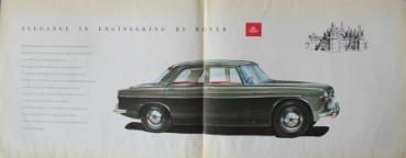 Rover 3 Litre Saloon Modelprogram 1960 Carbrochure (4135)