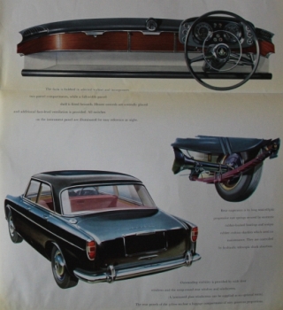 Rover 3 Litre Saloon Modelprogram 1960 Carbrochure (4135)