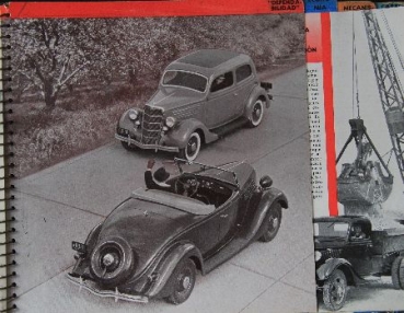 Ford V8 Modelprogram 1935 Dealer-Prestige-Carbrochure (7663)