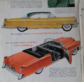 Cadillac Modellprogramm 1955 Carbrochure (7756)