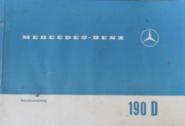 Mercedes-Benz 190 D 1964 Betriebsanleitung (7763)