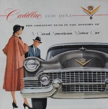 Cadillac Modelprogram 1954 Carbrochure (7765)