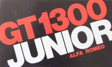 Alfa Romeo GT 1300 Junior Modelprogram 1971 Carbrochure (7766)