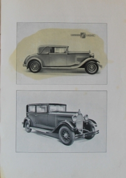 Talbot Modelprogram 1928 Carbrochure (7343)