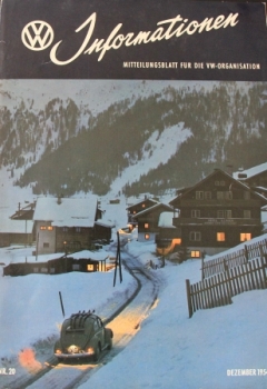 "Volkswagen Informationen" 1954 VW-Magazine (7837)