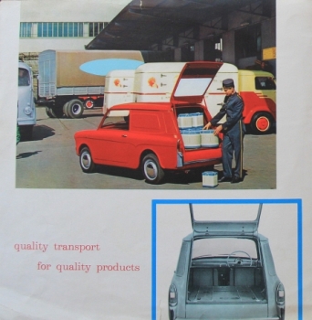 Autobianchi Bianchina Van Modelprogram 1962 Carbrochure (7891)