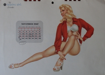 Esquire Pin-up Yearcalendar 1947 Alberto Vargas (7894)