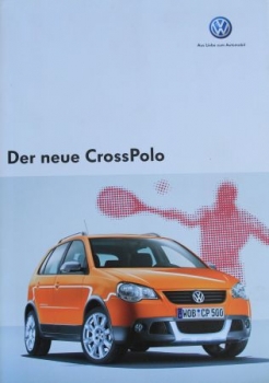 Volkswagen Polo Cross Modellprogramm 2005 Automobilprospekt (2036)