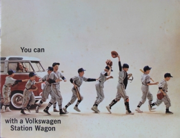 Volkswagen T1 Transporter Modelprogram 1964 "You can with a Volkswagen"  Carbrochure (7510)