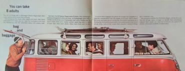 Volkswagen T1 Transporter Modelprogram 1964 "You can with a Volkswagen"  Carbrochure (7510)