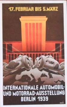 International Automobilexhibition Berlin 1939 postcard Motiv Klokien (7948)