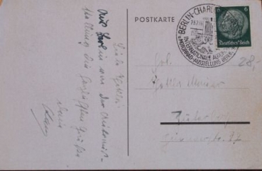 Internationale Automobilausstellung Berlin 1939 Postkarte Motiv Klokien (7948)