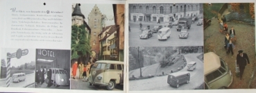 Volkswagen T1 Transporter Modelprogram 1952 Microbus Reuters-Drawings Carbrochure (7501)