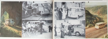Volkswagen T1 Transporter Modelprogram 1952 Microbus Reuters-Drawings Carbrochure (7501)