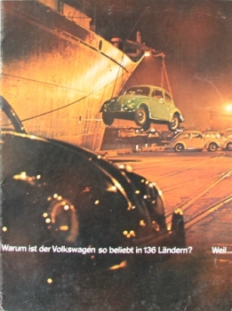 Volkswagen Beetle Modelprogram 1963 "Warum ist der VW so beliebt...?" Carbrochure (0864)