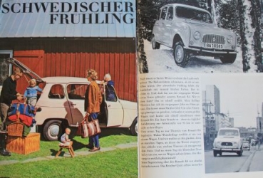 Renault 4 Modelprogram 1964 Carbrochure (8073)