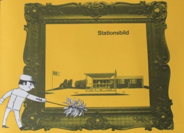 "Shell Stationswerbung" 1964 Shell Gasstation-Advertisingmap (8027)