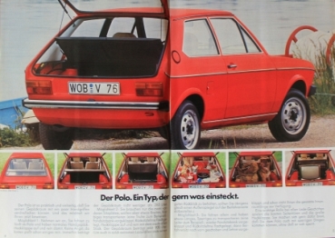 Volkswagen Polo Modelprogram 1977 Carbrochure (2159)