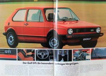 Volkswagen Rabbit Modelprogram 1977 Carbrochure (8040)