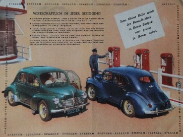 Renault 4 CV 1951 Carbrochure (8050)