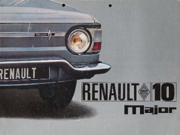 Renault 10 Major Modelprogram 1966 Carbrochure (8055)