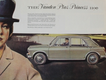 Austin Vanden Plas 1100 Princess Modelprogram 1963 Carbrochure (9085)