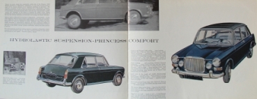 Austin Vanden Plas 1100 Princess Modelprogram 1963 Carbrochure (9085)