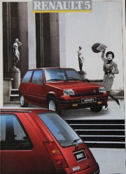 Renault 5 Modelprogram 1986 Carbrochure (8081)