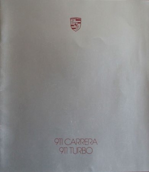 Porsche 911 Carrera Turbo Modelprogram 1986 Carbrochure (1531)