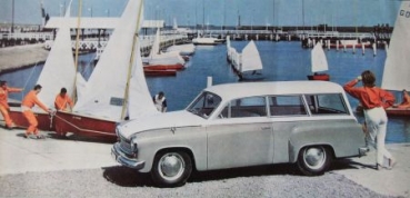 Wartburg 1000 Special-Models Modelprogram 1964 Carbrochure (8103)