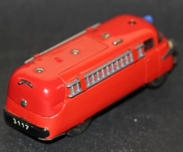 Schuco Varianto Elektro Firebrigade 1955 Tinomdel with frictiondive (1830)