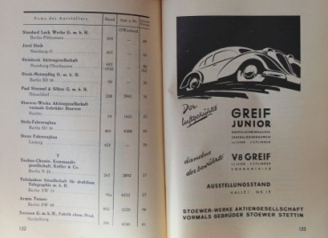 Preview: "Auto-Schau Berlin" 1936 Automobil-Exhibition-Catalog (8141)