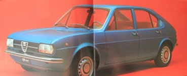 Alfa Romeo Alfasud Modellprogramm 1972 Automobilprospekt (8152)