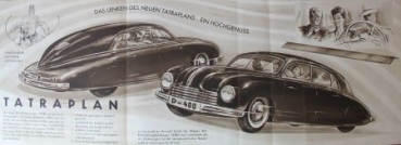 Tatra Tatraplan Modelprogram 1950 Carbrochure (8172)